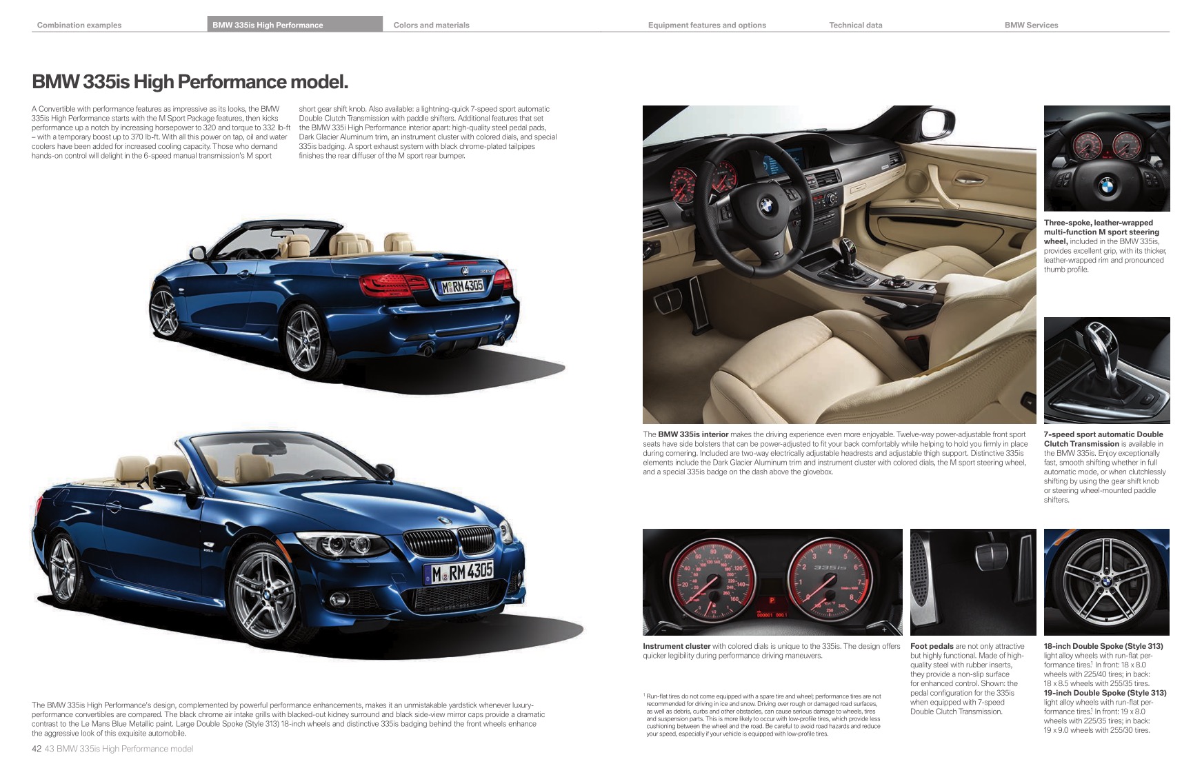 2011 BMW 3-Series Convertible Brochure Page 24